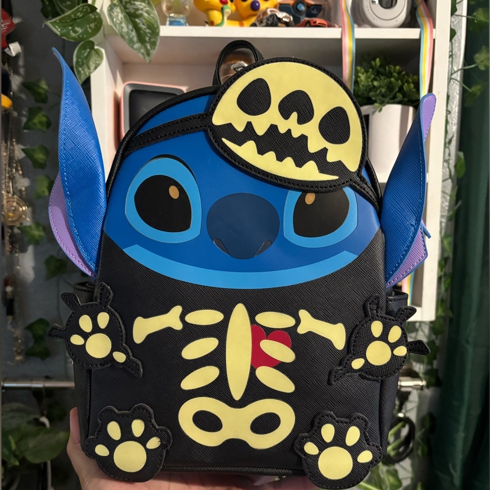 Her Universe glow in the dark stitch backpack